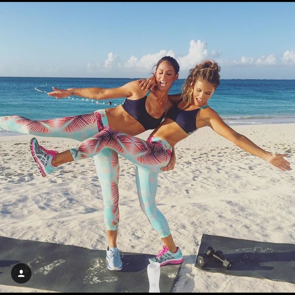 Onzie Tropical Capri Leggings